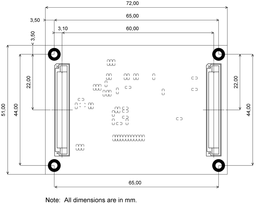 Hardware description > Dimensions